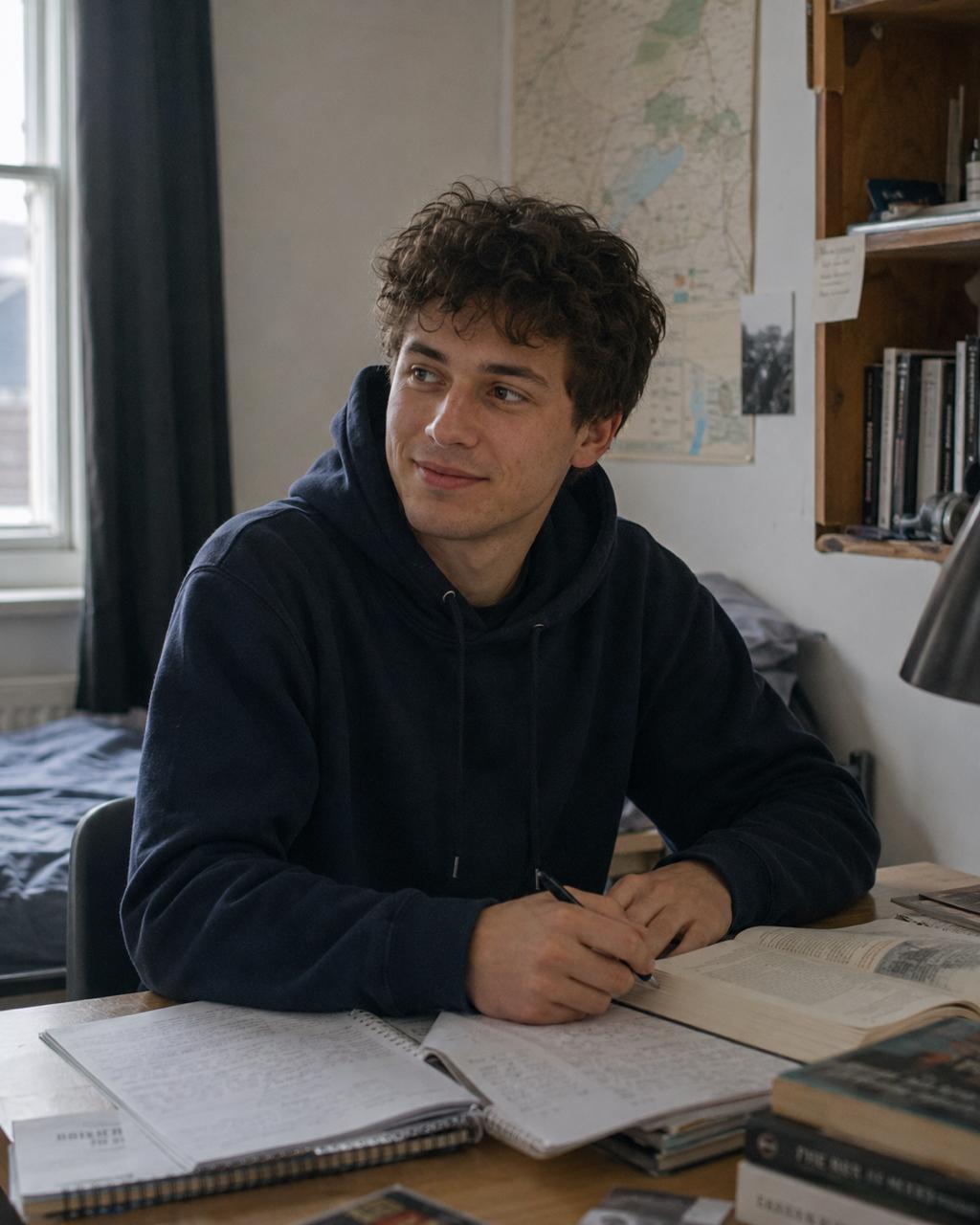 Portrait d'un compagnon étudiant